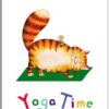 Postkarte Yoga-Katze