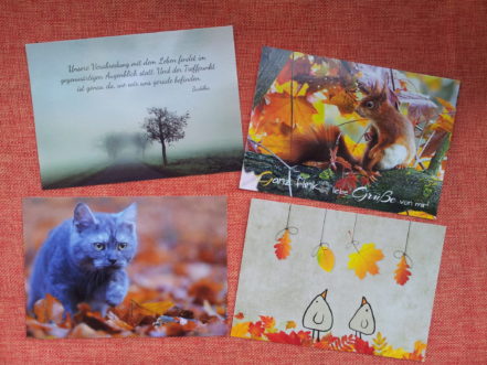 Postkarten-Set Herbst