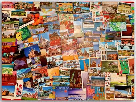 Postkarte 100 x Postcrossing