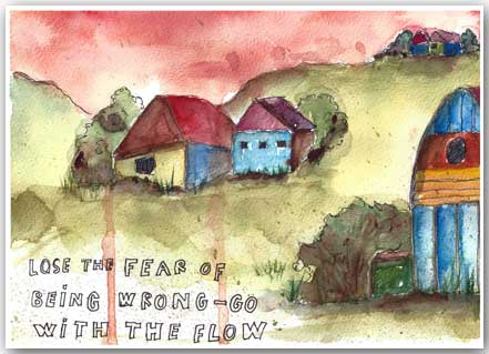 Postcard Lose the fear
