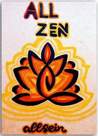 Postkarte All Zen