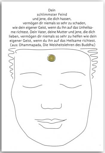 Postkarte Dhammapada