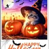 Postkarte Happy Halloween